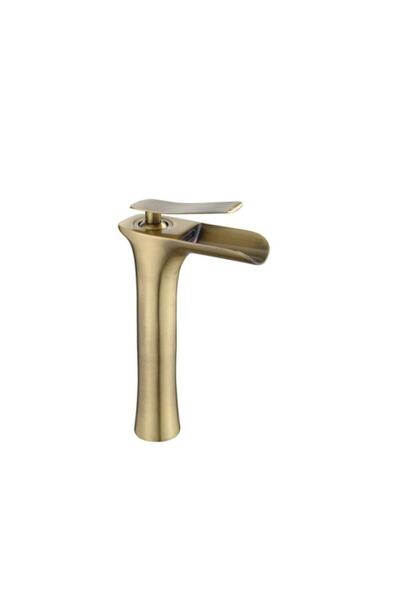 Filia Yapı Waterfall Flow Bowl Sink Faucet Antique