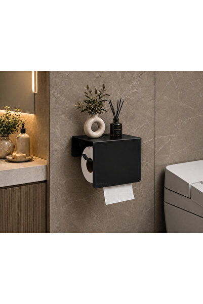 PNR AQUA Toilet Paper Holder Wc Paper Holder Black