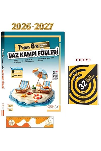 Günay Yayınları 7. Sınıf 7'den 8'e Geçenler İçin Yaz Kampı Föyleri ve Hız 7. ...