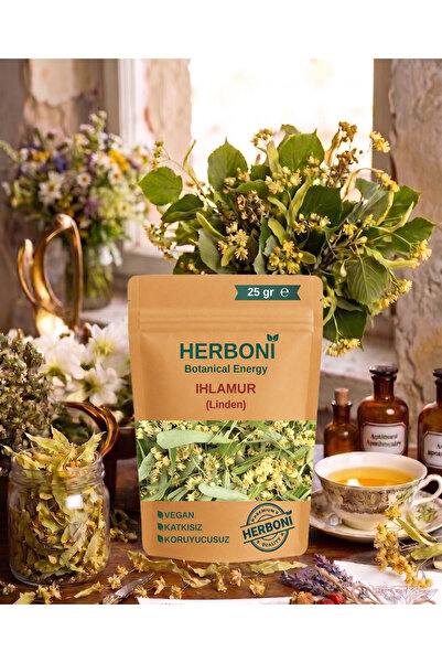 HERBONİ Ihlamur 25gr, Linden, Tilia Cordata, Doğal ve Katkısız