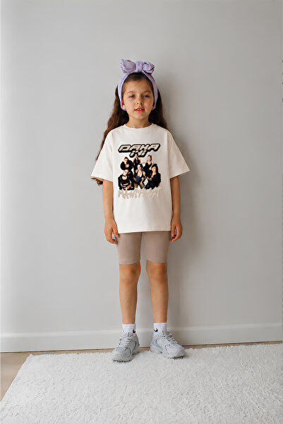 Belya Kids Wear Set de îmbrăcăminte pentru fete, model oversize, Belya Kids D...