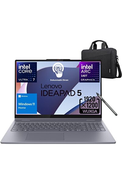 LENOVO IP 5 16IAL10 Intel® Core Ultra 7 255H 16GB 1TB SSD 16" (Dokunmatik Ekr...