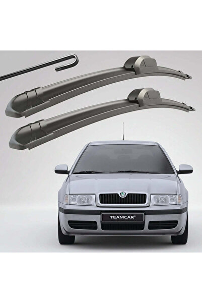TEAMCAR Set of 2 Flat Windshield Wipers Dedicated for Skoda Octavia 1, Tour (...