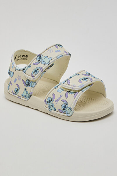 R&B Stitch Print Comfort Sandals