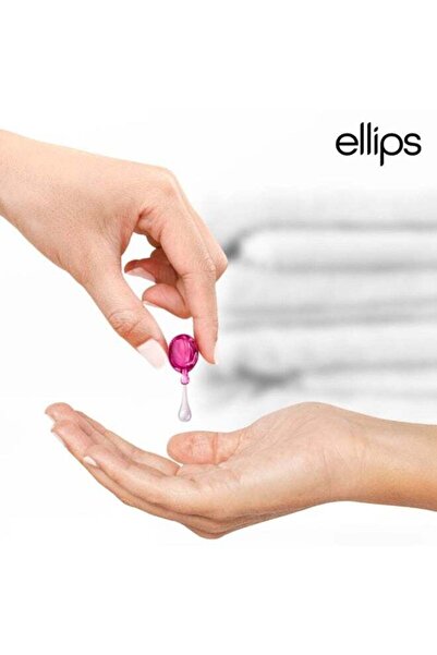 Ellips كبسولات فيتامينات الشعر مع خلاصة زيت الأرغان والجوجوبا - ترطيب مكثف ولمعان صحي - 50 كبسولة