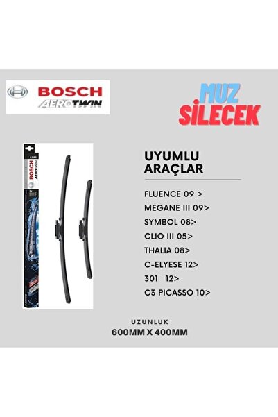 Bosch Aerotwın Muz Tıpı Sılecek Takımı Fluence 2010- /megane3 2010-/clıo3 200...