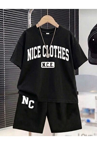 NC Nicee Clothes ΚΑΛΟΚΑΙΡΙΝΟ ΠΑΙΔΙΚΟ ΜΠΛΟΥΖΑΚΙ ΚΑΙ ΣΟΡΤΣ UNISEX (ΛΕΥΚΟ NICECL...