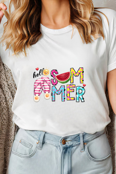 Sarah's Boutique Women's T-shirt – 100% cotton – Flip Flop