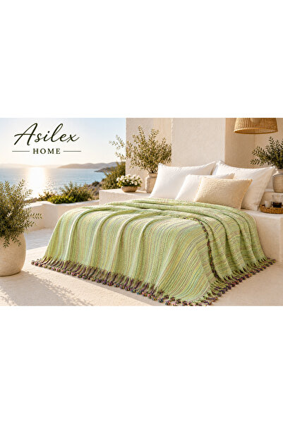 Asilex Home Collection Двойно тъкано пике одеяло 200x250 см, памучно, леко, п...