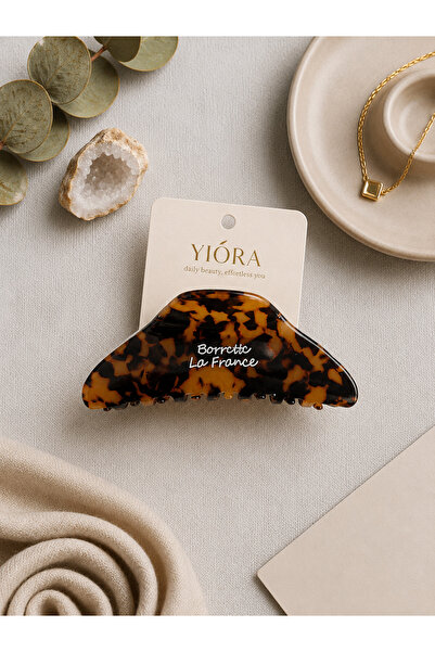 yiora Premium Series Imported Bone Bright Acetate Strong Grip Latch Buckle La...
