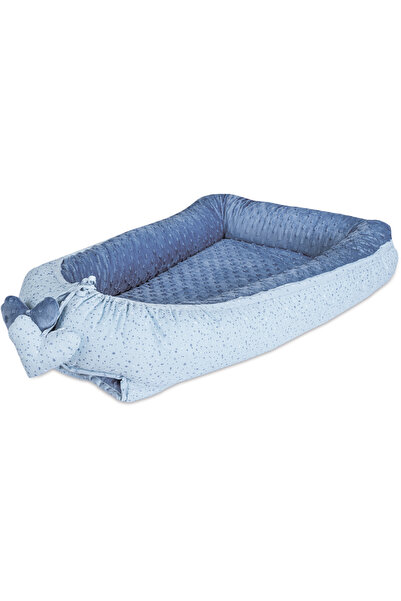 Bubaba Baby nest with 2 girls, blue hearts – with 2 girls and 2 hearts – 72 x...