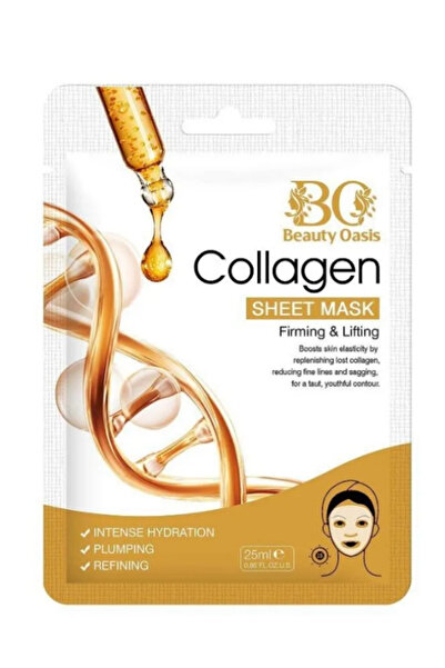 beauty oasis قناع ورقي بالكولاجين 25 مل