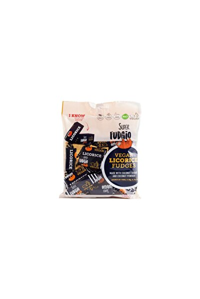 Super Fudgio Organic licorice flavored candies, 150 g,