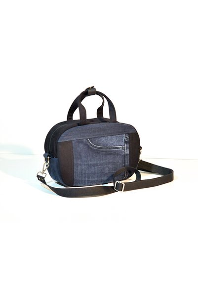 minart design Special Design Black Navy Blue Shoulder Bag
