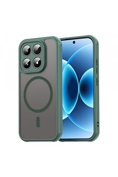 Techsuit MagSafe Case for Xiaomi 17, Techsuit, HaloFrost II, Green