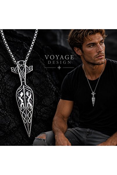 voyageaccessory Stainless Steel Viking Mythology Gungnir Pendant Odin's Spear...