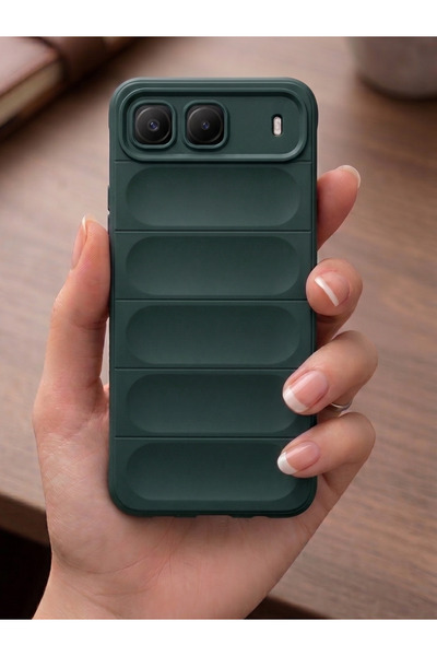 Infinix Hot 60i 5G Compatible Case Camera Protected Fingerprint Free Velvet Inside Soft Cover