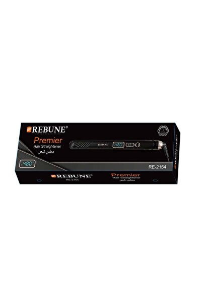 rebune Ceramic Hair Straightener RE-2154 with Digital Display, Temperature Co...