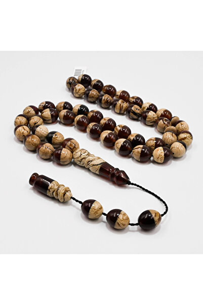 genernic Sumatran Amber Rosary 45 Beads, 62.5g , Oval Prayer Beads ,12-15 mm ...