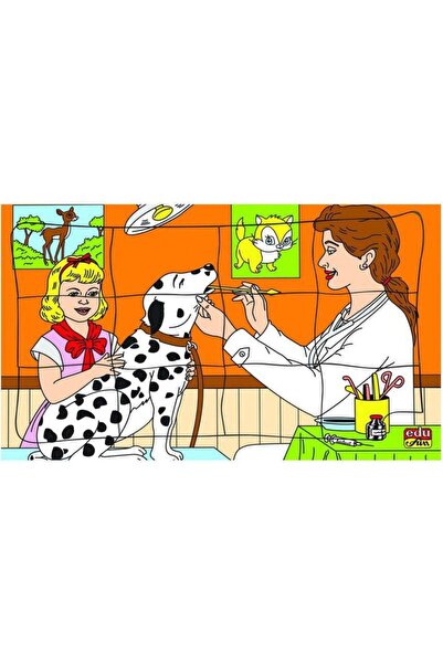 Puzzle بزل المهن أتمنى ان أصبح بيطري - 12 قطعة