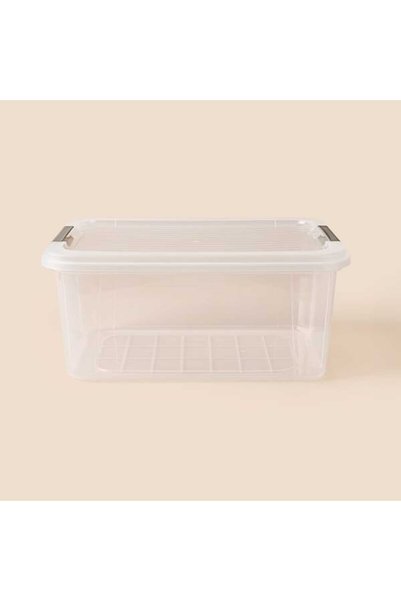 Simple Living Agata Organizer Kutu - Şeffaf - 13 lt