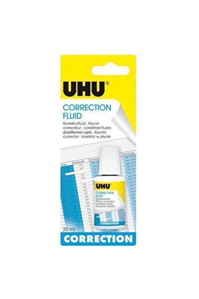 Uhu Lichid corector Correction Fluid, 20ml, cu solvent