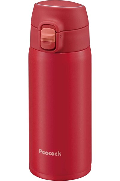 Peacock One-Touch Button Insulated Bottle, 0.4 Liter, Model AKM40, Stainless ...
