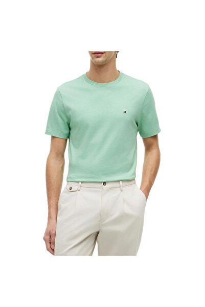 Tommy Hilfiger Ανδρικό T-shirt Εποχιακό Κλασικής Εφαρμογής Μονόχρωμο