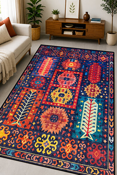 Chilai Home LESA Makinede Yıkanabilir Kaymaz Taban Leke Tutmaz Dijital Salon ...
