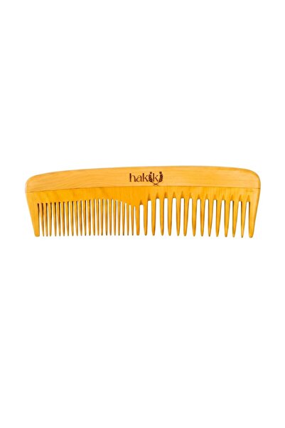 Hakiki Store Doğal Erkek Şimşir Tarak Saç ve Sakal Bakımı 14 Cm – Ultra Pürüz...