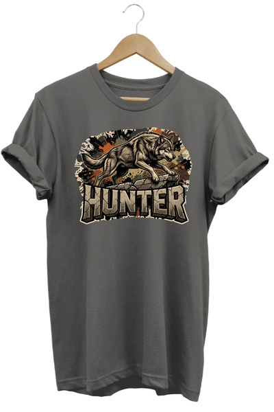WİDİ Unisex Basset Hound Printed T-Shirt - Hunter Dogs Series Crew Neck Cotto...