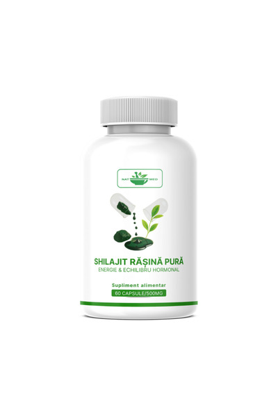 Natmed Shilajit Rășină Pură – Energie & echilibru hormonal