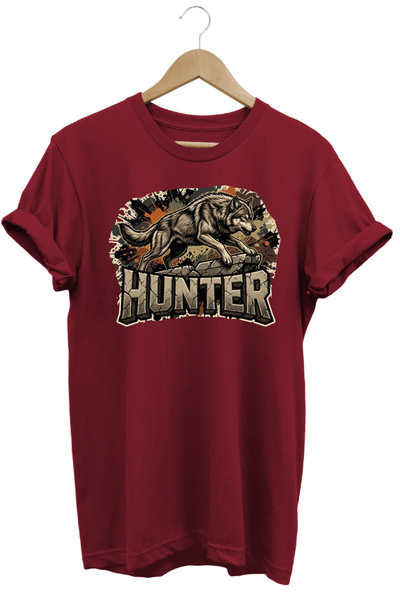 WİDİ Unisex Basset Hound Printed T-Shirt - Hunter Dogs Series Crew Neck Cotto...
