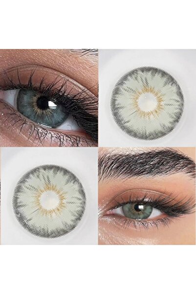 Axhara Newyork Natural Gray Gri Renkli Göz Kirpik Yıllık Kullanım