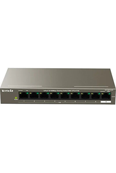 Tenda SwitchPoE TEF1109P-8-63W, 8PorturiPoE 10/100Mbps
