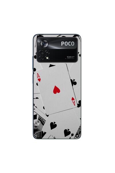 OEM Husa compatibila cu Xiaomi Poco X4 Pro Silicon Gel Tpu Model Carti Poker