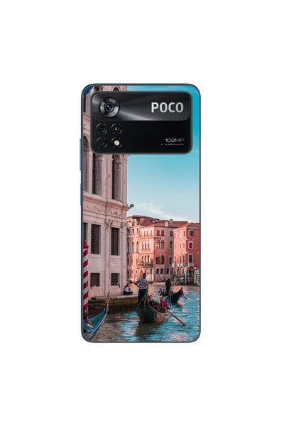 OEM Калъф, съвместим с Xiaomi Poco X4 Pro, силиконов гел TPU, модел Венеция