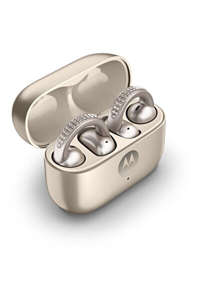 Motorola Casti Bluetooth Moto Buds Loop, Ear-clip-on, Bej