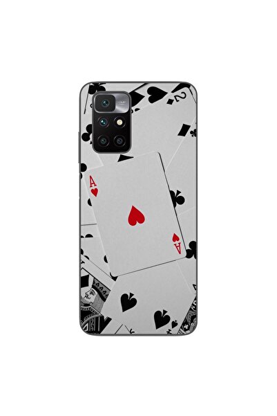 OEM Case compatible with Xiaomi Redmi 10 Silicone Gel Tpu Poker Cards Pattern