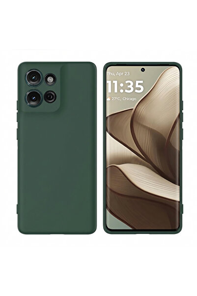 O Ozone Silicone Case for Motorola Moto G75 | Full Body Silky Soft Touch Shoc...