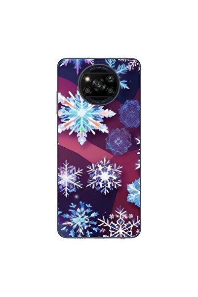 OEM Husa compatibila cu Xiaomi Poco X3 Pro Silicon Gel Tpu Model Fulgi de Gheata