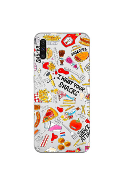 Other Samsung A70 Snack attack Transparent Silicone TPU Θήκη
