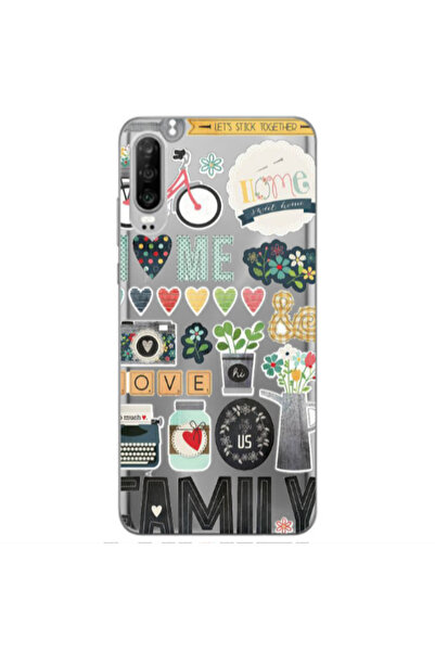 Other Huawei P30 Family love home Transparent Silicone TPU Θήκη