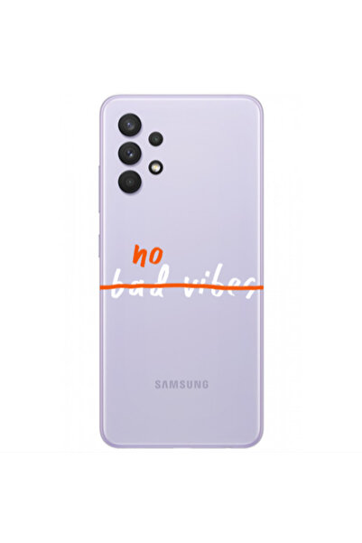 Other Samsung A32 4G No bad vibes 2 Transparent Silicone TPU Θήκη