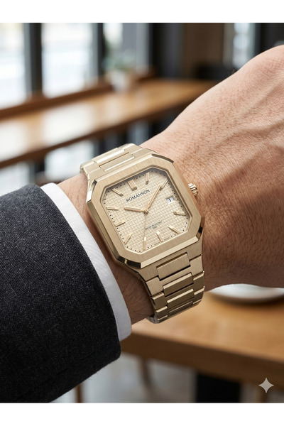 Romanson TMMM6BS001GGA51G 2 Sene Garantili Swiss Quartz Erkek Kol Saati