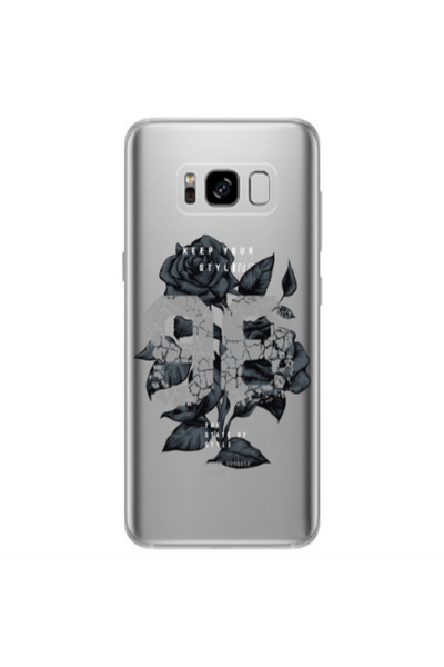 Other Samsung S8 Plus Flower 98 Transparent Silicone TPU Θήκη