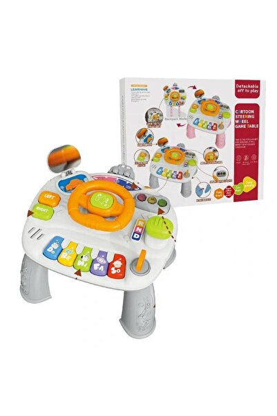 OEMS ? ? Interactive Steering Wheel Game Table for Kids - Steering Wheel Game...