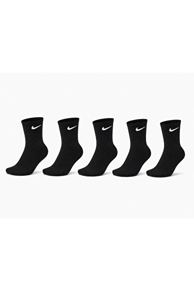 FASHİON TREND Sports socks 5 pairs Top Bottom Set black