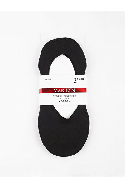 sosetaria Top Bottom Set of 2 pairs of cotton Cotton Ballet Flats with silico...