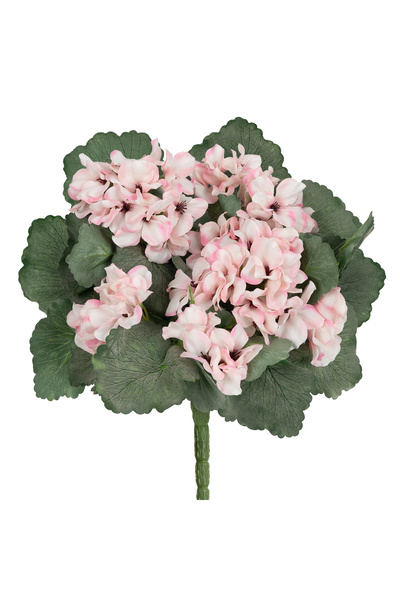 Roberto Rossi Muscata artificiala tufa H40 cm cu 48 frunze si 11 flori ivory